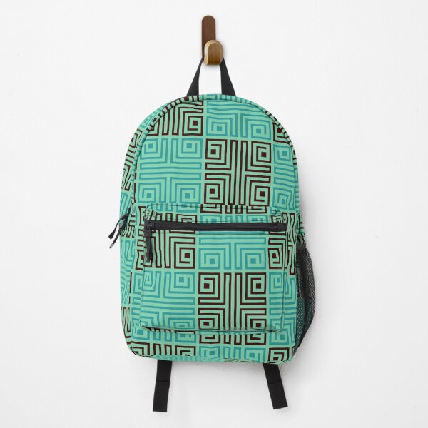 Item preview, Green Oceanic Folk Checkered - Aztec Samoan Tiki  - Retirement Gifts for Mom designed and sold by RoyalStarsPatts.