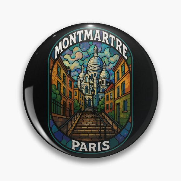Item preview, Montmartre Paris Stained Glass Art designed and sold by TomFrontierArt.