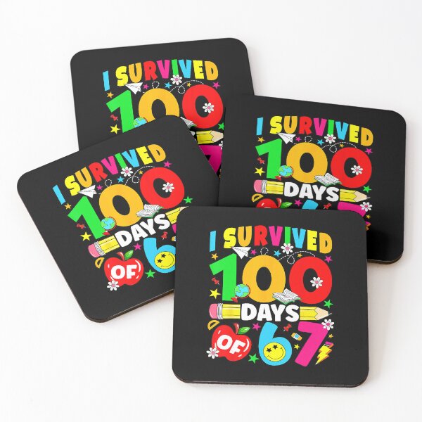 Item preview, I Survived 100 Days of School Colorful Kids Celebration  designed and sold by gladysenglish.