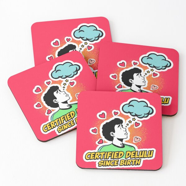 Item preview, Certified Delulu since birth | Funny Meme Aesthetic | In My Delulu Era 2026 | Kpop Delusional Girl Vibes v3 designed and sold by CosmicNook1.