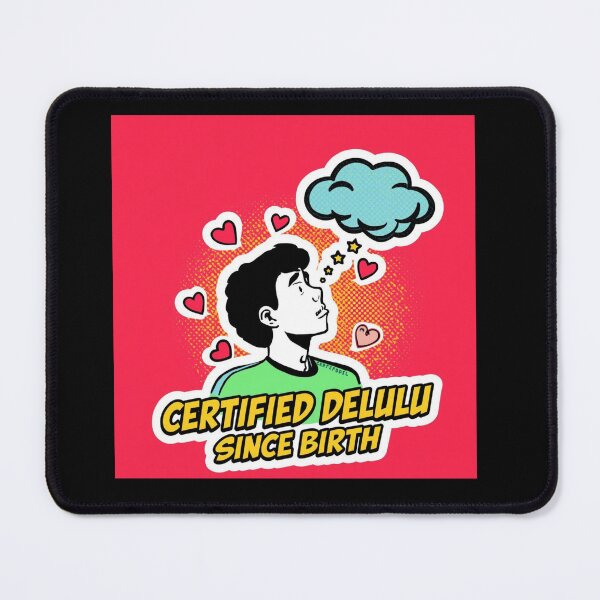 Item preview, Certified Delulu since birth | Funny Meme Aesthetic | In My Delulu Era 2026 | Kpop Delusional Girl Vibes v3 designed and sold by CosmicNook1.