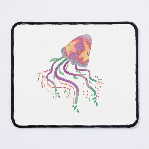 Item preview, Floral Jellyfish Summer Vibe Nature Art designed and sold by FaliushART.