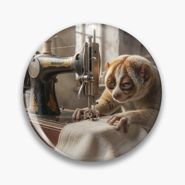 Item preview, Tired Slow Loris Seamstress Has Deadlines to Meet designed and sold by Tridentulus.