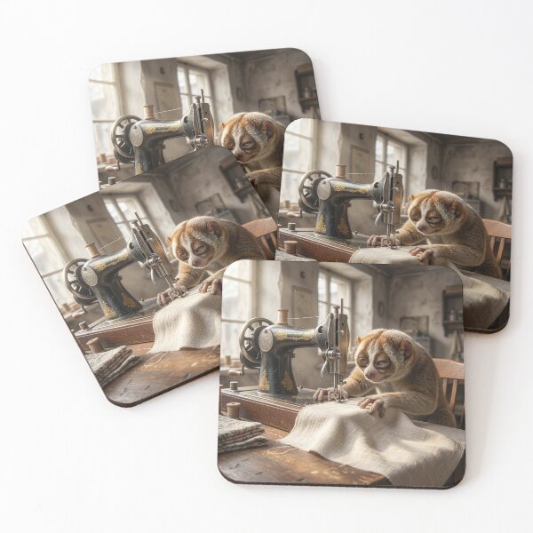 Item preview, Tired Slow Loris Seamstress Has Deadlines to Meet designed and sold by Tridentulus.