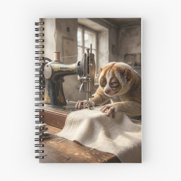 Item preview, Tired Slow Loris Seamstress Has Deadlines to Meet designed and sold by Tridentulus.