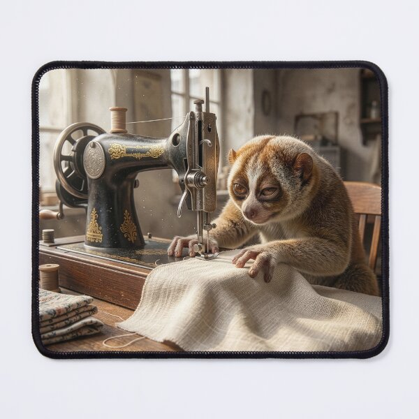 Item preview, Tired Slow Loris Seamstress Has Deadlines to Meet designed and sold by Tridentulus.