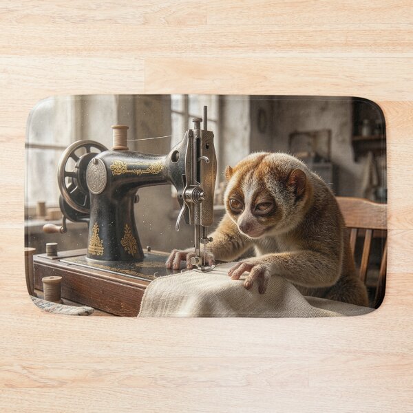 Item preview, Tired Slow Loris Seamstress Has Deadlines to Meet designed and sold by Tridentulus.