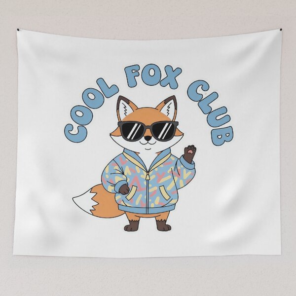 Item preview, Cool fox club  designed and sold by sillyweas.