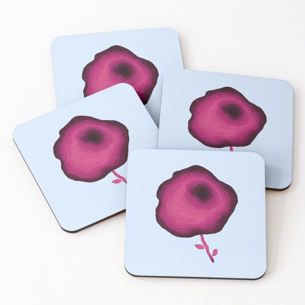 Item preview, Quirky pink watercolour flower  designed and sold by helengarvey.