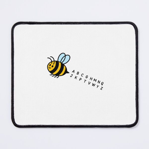 Item preview, Spelling Bee Missing Letters Alphabet – Funny Bee Design designed and sold by AleksandraJac05.