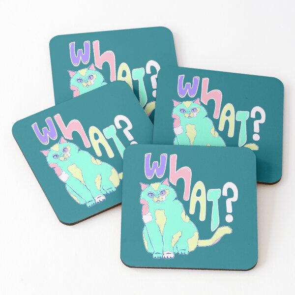 Item preview, what? silly cat designed and sold by crestfallenmermaid.