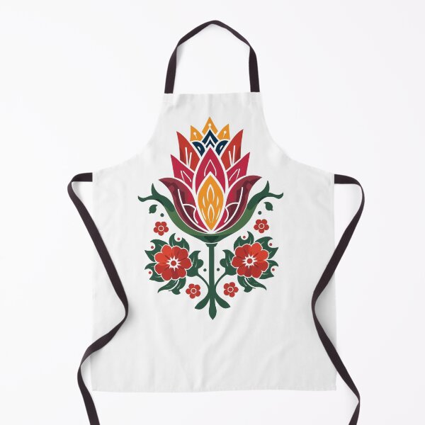 Item preview, Łowicz Rebirth | Slavic Folk Wycinanki Flower Bud | Colorful Spring Design designed and sold by YvkafromPoland.