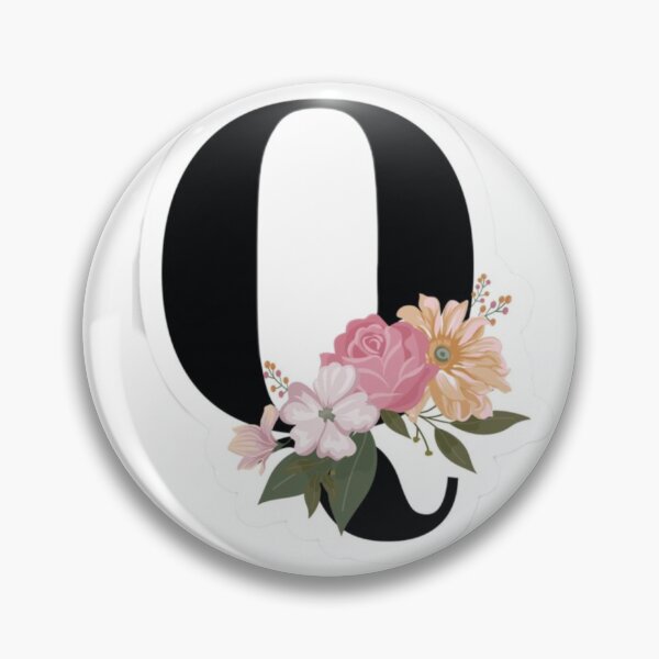 Item preview, Floral Letter Q for Queen Gift | Cute Initial Q Design for Women designed and sold by PixelVibe Art.