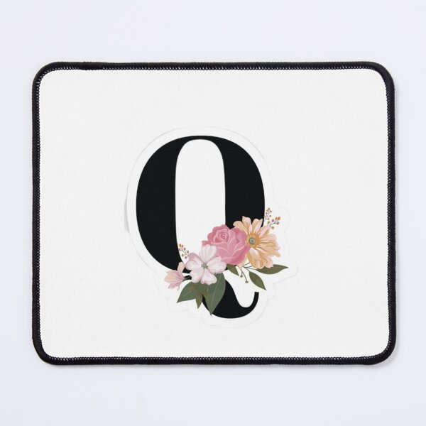 Item preview, Floral Letter Q for Queen Gift | Cute Initial Q Design for Women designed and sold by PixelVibe Art.