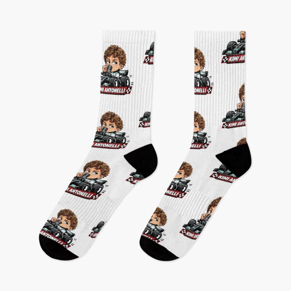 Item preview, Kimi Antonelli Chibi F1 Racing Espresso designed and sold by MonkiFlipp.