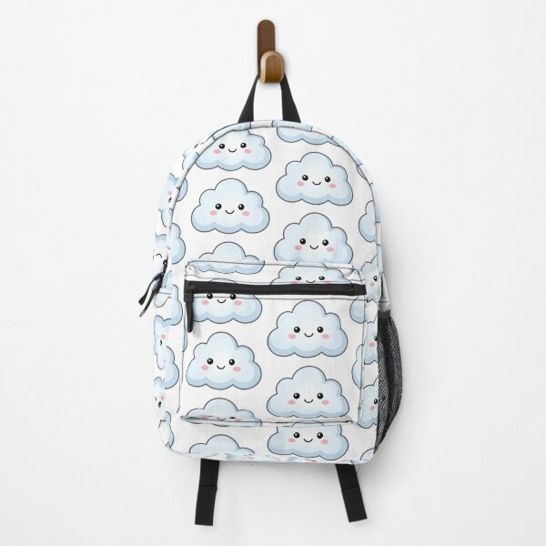 Item preview, Happy Kawaii Cloud - Cute Minimalist Smiling Cloud Art designed and sold by Cute Mee .