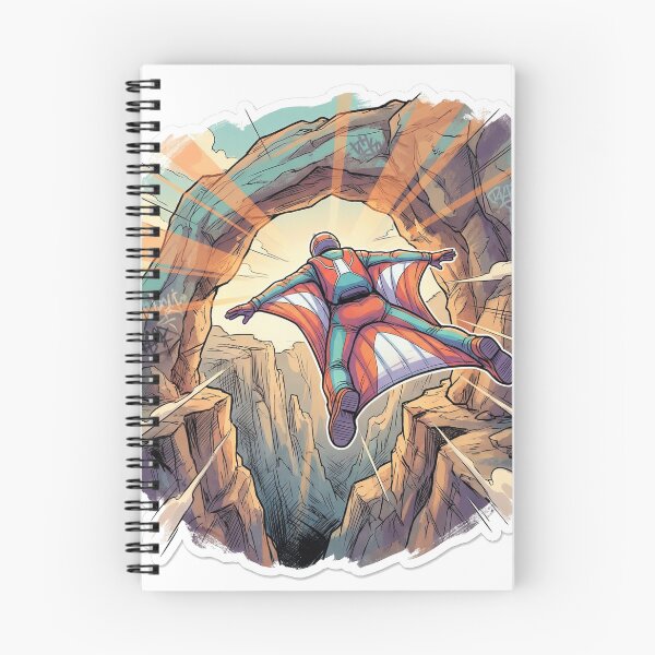 Item preview, Wingsuit Vertige Canyon – Illustration Street Art Pop Art Manga Extreme designed and sold by PLUSHIWORLDtm.