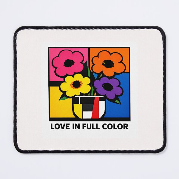 Item preview, Love in Full Color – Some Bauhaus Floral Geometry #1 designed and sold by Helios Be. Lavsh.