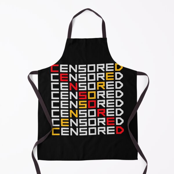 Item preview, Censored Funny Bold Statement Freedom Speech Logo designed and sold by shirt-o-mat.