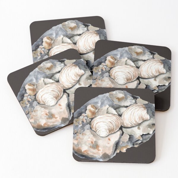 Item preview, Seashells in Watercolor designed and sold by Marie W.