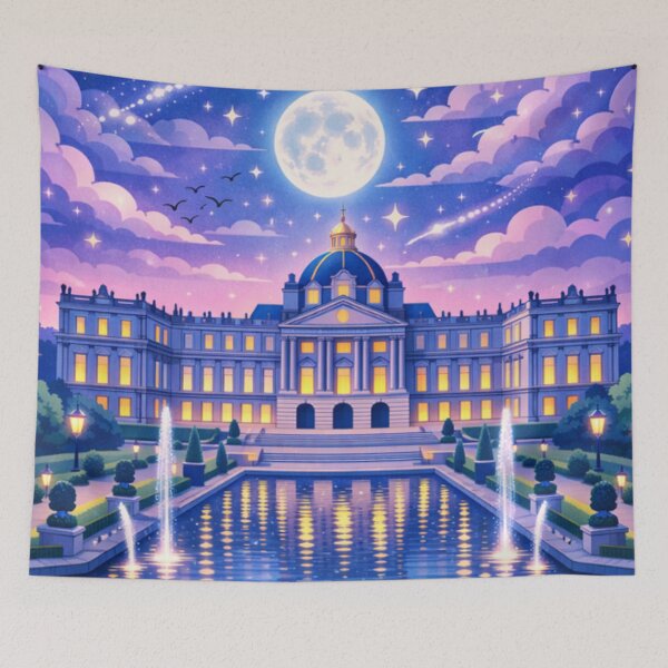 Item preview, Château de Versailles - Iconic French Palace Illustration designed and sold by MatthewHeights.