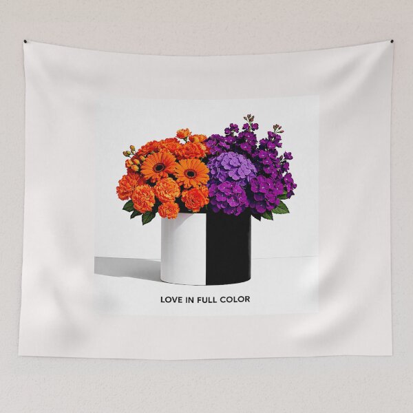 Item preview, Love in Full Color – Some Bauhaus Floral Geometry #2 designed and sold by Helios Be. Lavsh.