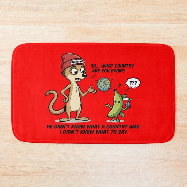 Item preview, ​MaxiBoOM x Nano Banana – What Country? Retro Cartoon designed and sold by mAXiBoOM.