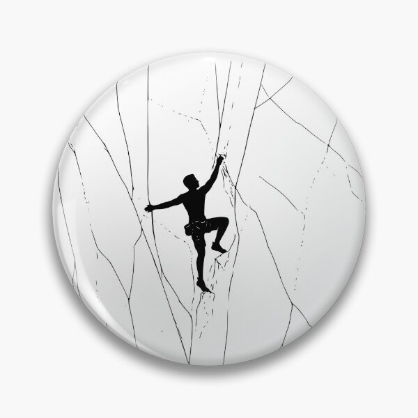 Item preview, Sport climber boulders on an artistic design on a rock face designed and sold by Bouldershop.