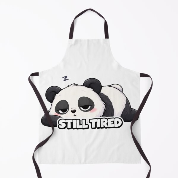 Item preview, Still Tired sleepy panda funny tired design designed and sold by LazyMoodStudio.