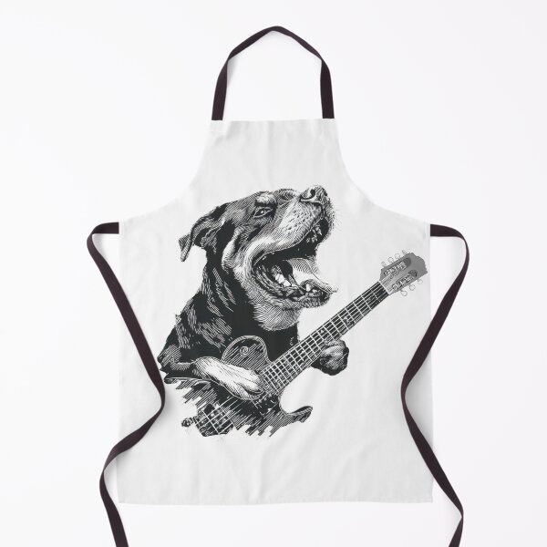 Item preview, Dog playing guitar in a cool style designed and sold by anytka.