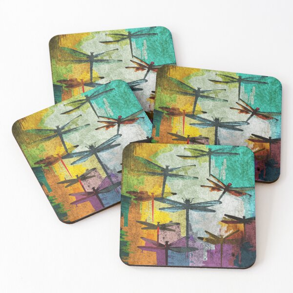 Item preview, Abstract dragonflies designed and sold by kinpirks.