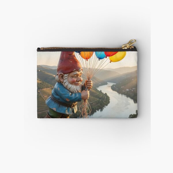 Item preview, Gnome Flies Over Blue Dragon River in Portugal designed and sold by Tridentulus.