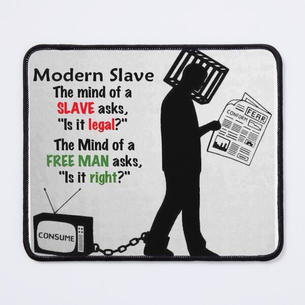 Item preview, Modern Slave designed and sold by ✠Extra✠Ecclesiam✠Nulla✠Salus✠.