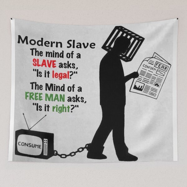 Item preview, Modern Slave designed and sold by ✠Extra✠Ecclesiam✠Nulla✠Salus✠.