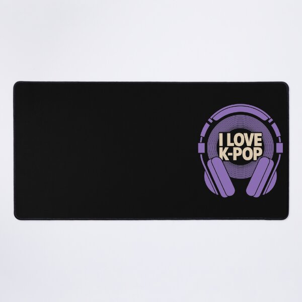 Item preview, I Love K-Pop Headphones designed and sold by jkrphoto.