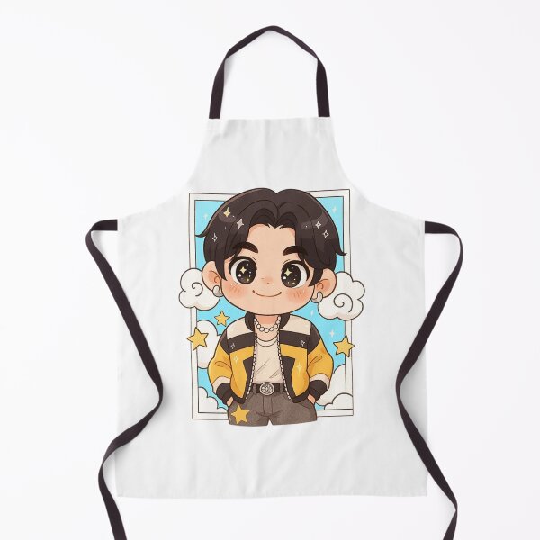 Item preview, Cute Chibi Saja Boys K-pop Group Leader designed and sold by SweetFury.
