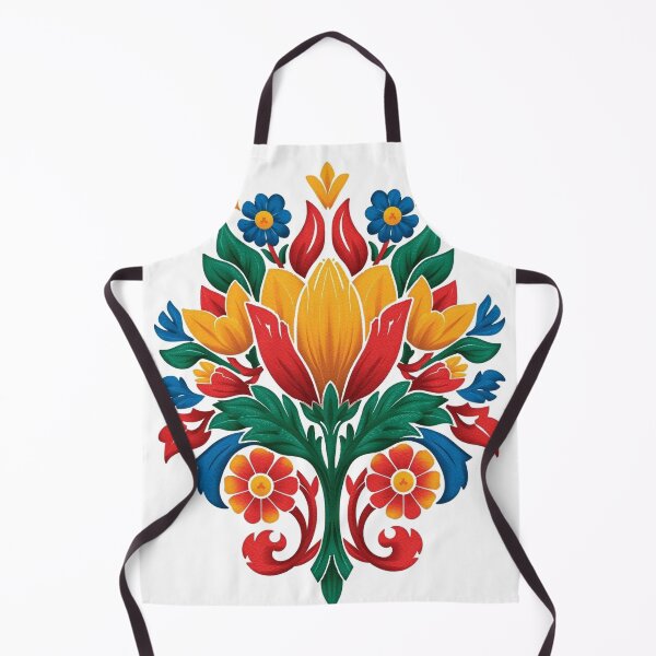 Item preview, Łowicz Rebirth | Slavic Folk Wycinanki Flower Bud | Colorful Spring Design designed and sold by YvkafromPoland.