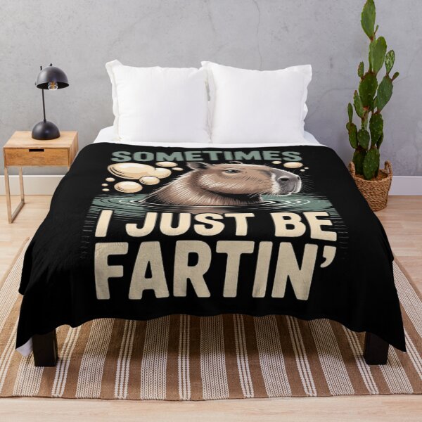 Item preview, Funny Baby Capybara Farting Meme Sometimes I Just Be Fartin' designed and sold by BHMARTS.