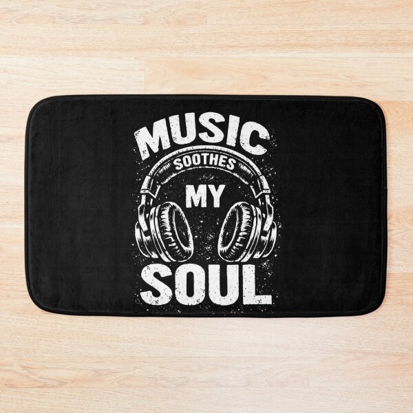 Item preview, Music Soothes My Soul Vintage Headphone Music Lover Musician designed and sold by faridman.