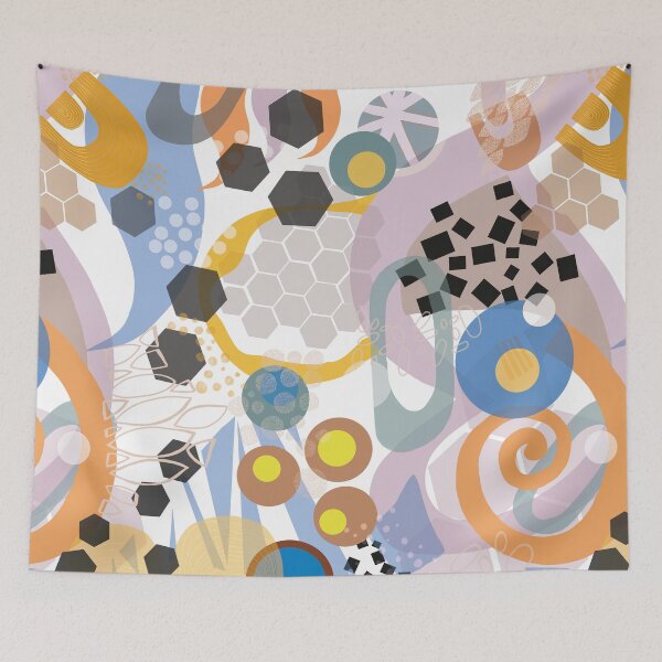 Item preview, Abstract Geometric Fusion designed and sold by phatlizzardart.