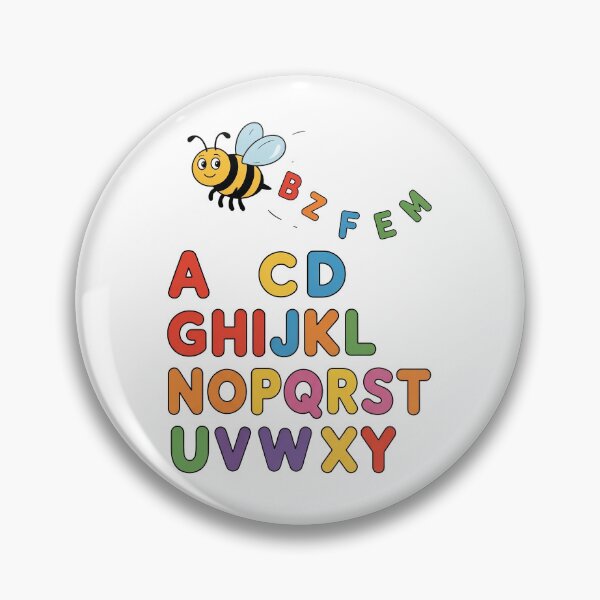 Item preview, Spelling Bee Missing Letters Alphabet – Funny Bee Design designed and sold by AleksandraJac05.