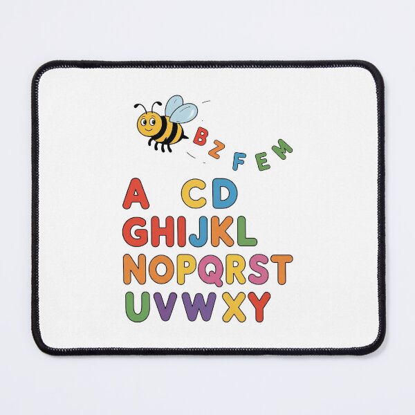 Item preview, Spelling Bee Missing Letters Alphabet – Funny Bee Design designed and sold by AleksandraJac05.