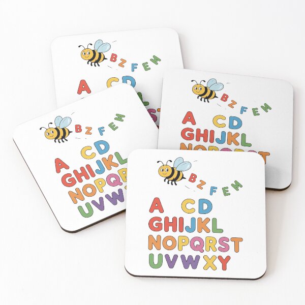 Item preview, Spelling Bee Missing Letters Alphabet – Funny Bee Design designed and sold by AleksandraJac05.
