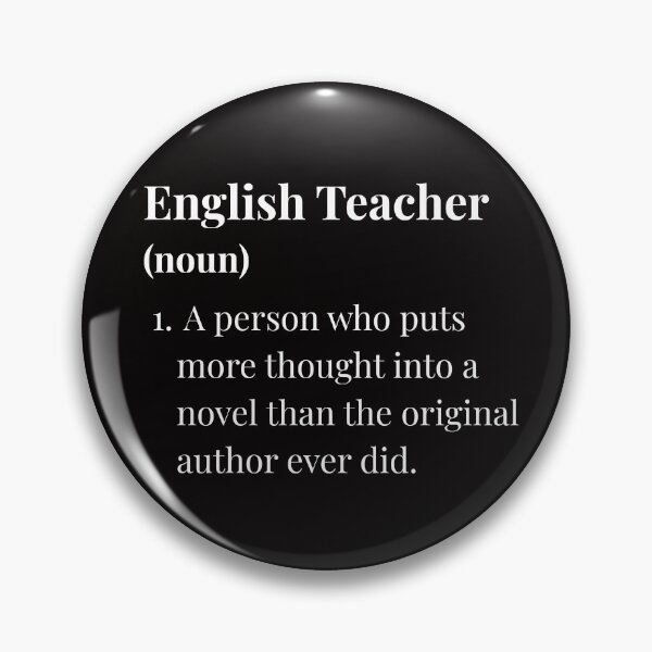 Item preview, English Teacher Definition Funny Shirt | Literary Humor Gift | English Teacher Joke Tee | Book Lover Humor Design T-Shirt designed and sold by swdesigns714.