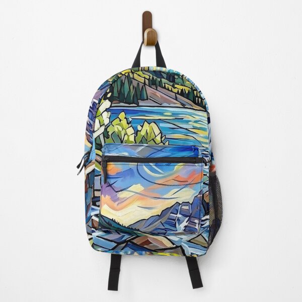 Item preview, Colorful Aspen Trees Mountain Lake Colorado Landscape Art designed and sold by Meteor Destroyer.