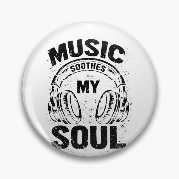 Item preview, Music Soothes My Soul Vintage Headphone Music Lover Musician designed and sold by faridman.