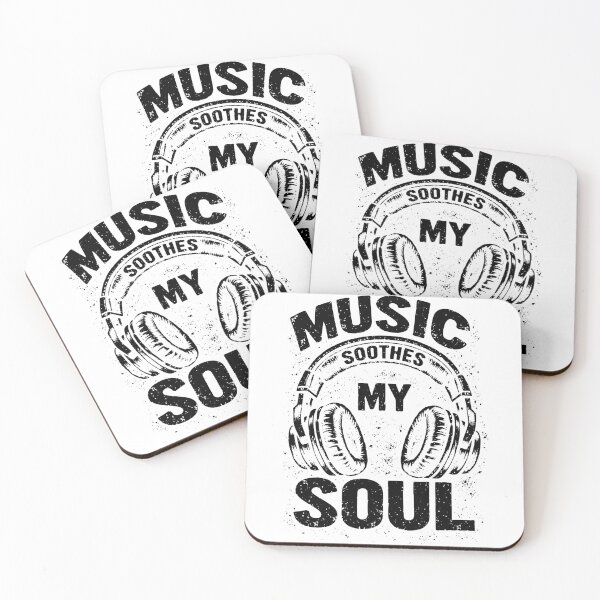 Item preview, Music Soothes My Soul Vintage Headphone Music Lover Musician designed and sold by faridman.