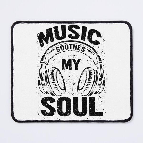 Item preview, Music Soothes My Soul Vintage Headphone Music Lover Musician designed and sold by faridman.