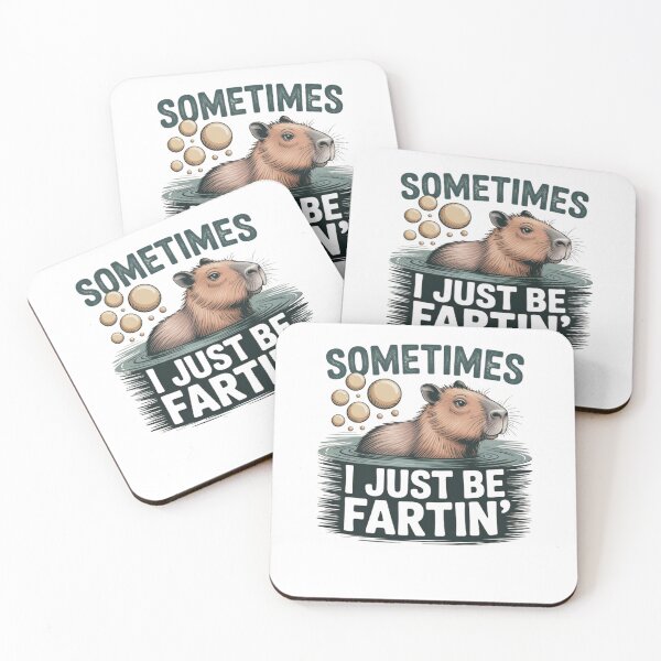 Item preview, Funny Baby Capybara Farting Meme Sometimes I Just Be Fartin' designed and sold by BHMARTS.