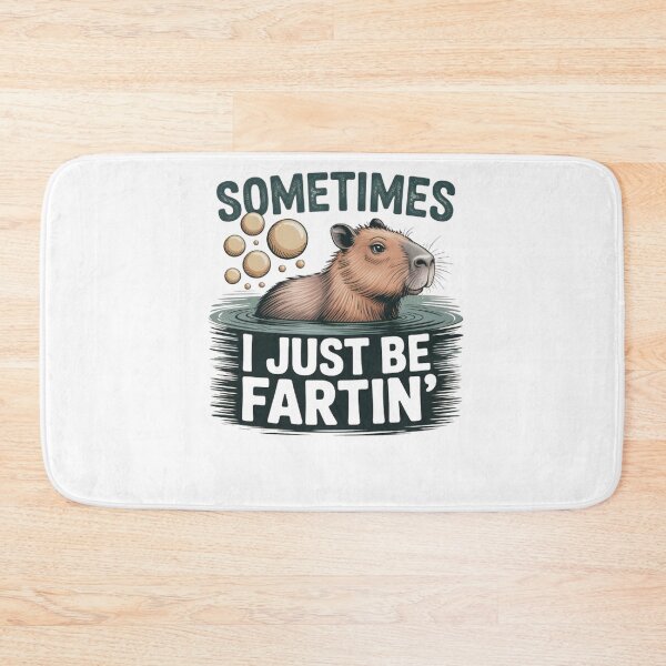 Item preview, Funny Baby Capybara Farting Meme Sometimes I Just Be Fartin' designed and sold by BHMARTS.